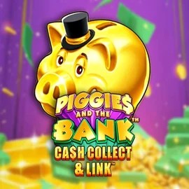 Official Slots logo: Piggies And The Bank Cash Collect & Link by Origins at VipLuck Casino