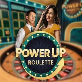 PowerUP Roulette game by Pragmatic Play – logo hosted on VipLuck Casino