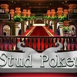 Stud Poker 3D slot logo by iSoftBet at VipLuck Casino