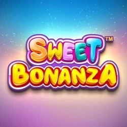 Sweet Bonanza slot logo by Pragmatic Play at VipLuck Casino