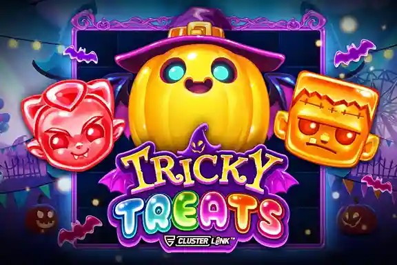Tricky Treats logo by Push Gaming at VipLuck Casino